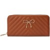 Juleeze JZWA0198 Стьобаний гаманець карамельний коричневий 19x10см
