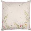 Clayre & Eef WFF22 Наволочка на подушку Flora & Fauna 45x45 бежево-зелена