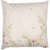Clayre & Eef WFF22 Наволочка на подушку Flora & Fauna 45x45 бежево-зелена