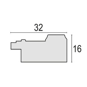 Фоторамка ZEP Venezia 10x15 см с кантом из белого золота