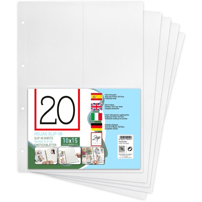 ZEP вкладиші Толедо 160 фотографій 10x15 см 40 сторінок