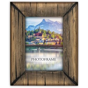 ZEP Деревяна фоторамка Hallstatt 13x18 см коричнева