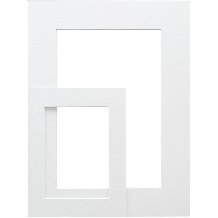 Deknudt SP111 паспарту білий виріз 30x30 см
