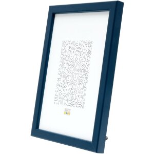 Deknudt S41JL6 Деревяна рамка синя 21x29.7 см - Елегантна фоторамка