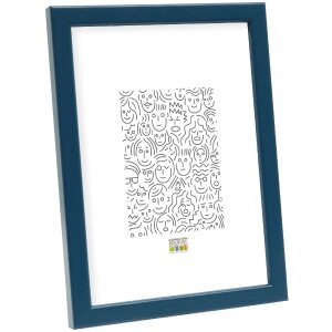Deknudt S41JL6 Деревяна рамка синя 21x29.7 см - Елегантна фоторамка