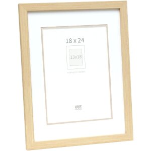 Рамка Deknudt S43AH1 з паспарту натуральне дерево 13x18 см