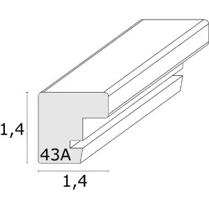 Deknudt S43AM6 рамка обычная синяя 10x15 см дерево