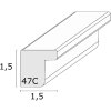 Фоторамка Deknudt S47CJ3 темный дуб массив 40x50 см