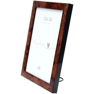 Deknudt S47EG1 Рамка Темный цвет дерева капа Черный кант 18x24 см