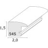 Deknudt S54SD2 Деревянная рамка серебряного цвета от 10x15 см до 40x60 см
