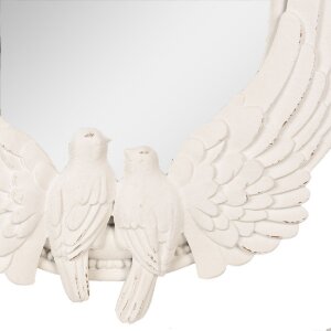 Дзеркало Clayre & Eef Mirror 50x5x60 біле МДФ скло...