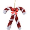 Clayre & Eef 65482 Украшение подвесное Candy Canes красно-белое 16x2x17 см