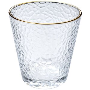 Clayre & Eef 6GL4877 Склянка з золотим обідком 300 мл...