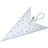 Clayre & Eef 6PA0515L Декор зірка білий 60x22x60 см