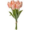Clayre & Eef 6PL0277 Искусственный цветок Тюльпаны розовые 10x10x32 см