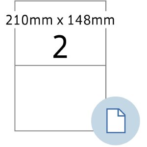 HERMA 8402 Листовые этикетки A4 бумага белая 210x148 мм...