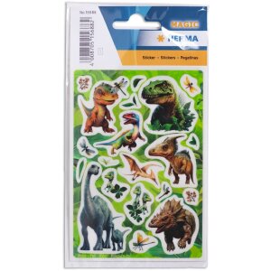 HERMA 15688 Наклейки Dino World Фольга 20 штук...