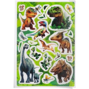 HERMA 15688 Наклейки Dino World Фольга 20 штук...