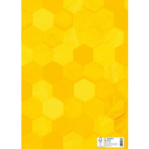 HERMA 20081 Протектор для буклетов картонный X A4 желтый
