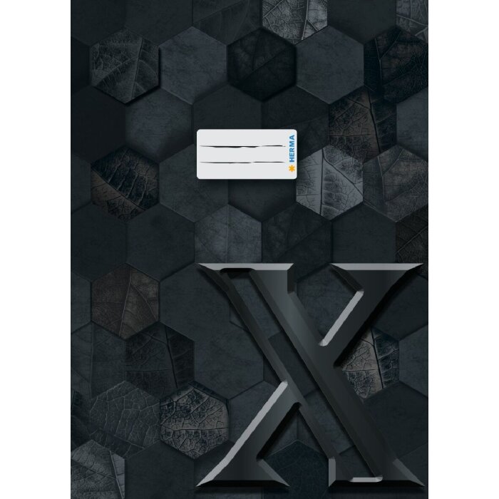 HERMA 20091 Захист для буклету картонний X A4 чорний