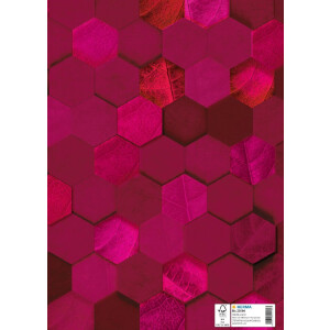 HERMA 20094 Протектор для брошюр картонный X A4 винно-красный