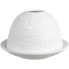 Clayre & Eef 6CE1815 Держатель для чайных ламп белый Ø 12x8 см фарфор стиль кантри