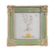 Clayre & Eef 2F1149 Фоторамка Зеленое золото 13x2x13 см 10x10 см