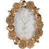 Фоторамка Clayre & Eef 2F1156 Золота овальна 10x15 см