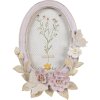 Фоторамка Clayre & Eef 2F1102 Овальна фіолетово-бежева 16x3x20 см 10x15 см