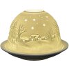 Clayre & Eef 6CE1814 Держатель для чайных ламп Звезды Ø 12x8 см белый