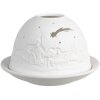 Підставка під чайник Clayre & Eef 6CE1819 Ø 12x8 см Білий зимовий пейзаж
