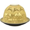 Підставка під чайник Clayre & Eef 6CE1820 Фарфоровий білий Ø 12x8 см Різдво