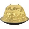 Підставка під чайник Clayre & Eef 6CE1820 Фарфоровий білий Ø 12x8 см Різдво