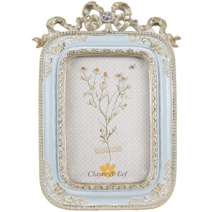 Фоторамка Clayre & Eef 2F1119 Синя 17x2x24 см / 10x15 см