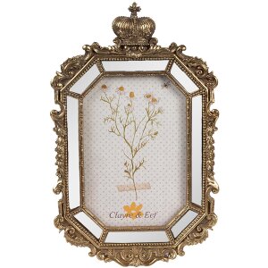 Clayre & Eef 2F1129 Фоторамка Золото 15x3x24 см / 10x15 см