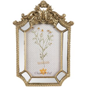 Clayre & Eef 2F1132 Фоторамка 15x3x22 см Золото