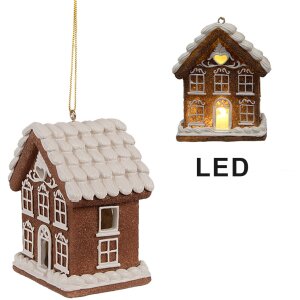 Clayre & Eef 6PR4358 Украшение подвесное Дом со...