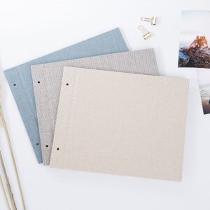 Обкладинка для альбому Goldbuch Літня пора синій сірий льон 30x25 см