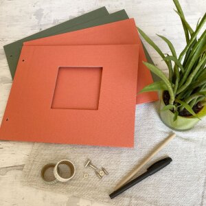 Обкладинка для альбому Goldbuch Bella Vista Артишок 30x25 см лляна зелена