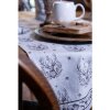 Кошик для хліба Clayre & Eef GTW47 35x35x8 см Бежевий оленячий дизайн