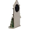 Clayre & Eef 6PR4180 Украшение Часы Дед Мороз 15x7x22 см