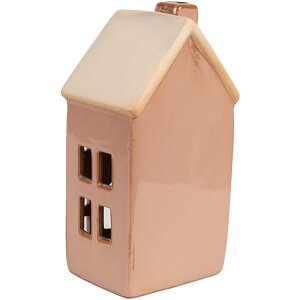 Clayre & Eef 6CE1796 Украшение Дом со светодиодами 8x6x15 см