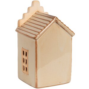 Clayre & Eef 6CE1843 Декоративний будиночок зі світлодіодом 6x6x11 см