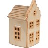 Clayre & Eef 6CE1843 Декоративний будиночок зі світлодіодом 6x6x11 см