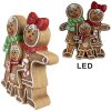 Clayre & Eef 6MG0049 Украшение пряничный человечек со светодиодами 31x10x35 см
