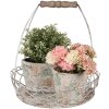 Clayre & Eef 6Y5619 Набор корзин из 2 предметов Ø 39x42 / Ø 30x34 см