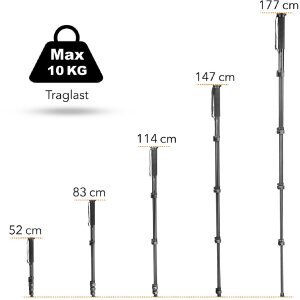 Монопод Walimex FT-1502 Aluminium Pro Monopod 177cm