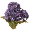 Clayre & Eef 6PL0304 Искусственный цветок Гортензия фиолетово-зеленая 18x16x44 см