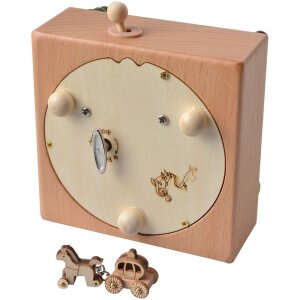 Clayre & Eef 65663 Музыкальная шкатулка 11x12x14 см Замок
