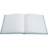 Гостевая книга Exacompta 140 страниц золото 21x19 см Слива" бирюзово-зеленая